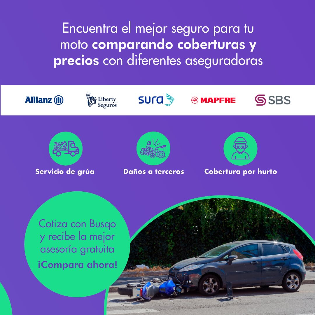 Busqo.com: Comparación y selección de seguros para vehículos