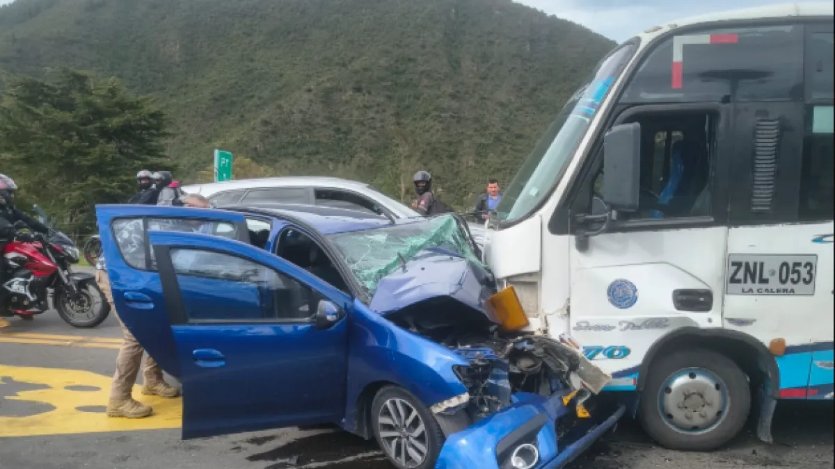 Accidente vía Patios-Guasca: prevención vial